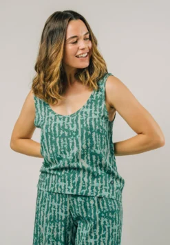 Brava Fabrics WatermelonTopGreen Donna T-shirt E Top B1T21E02C-M11