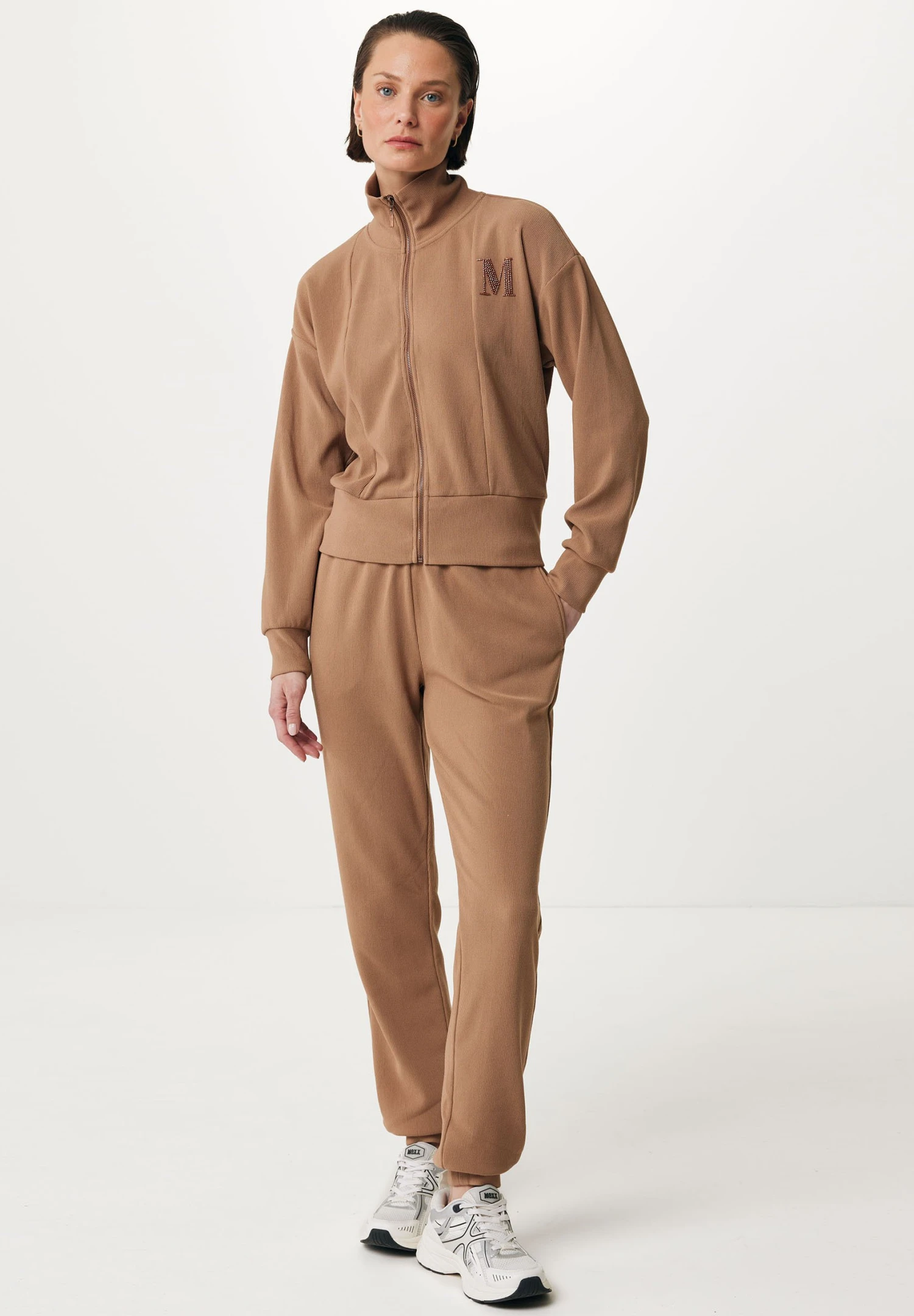 MEXX Structured Pantaloni SportiviMid Brown Donna Pantaloni ME421A057-O11 2 MEXX Structured Pantaloni SportiviMid Brown Donna Pantaloni ME421A057-O11 - immagine 2