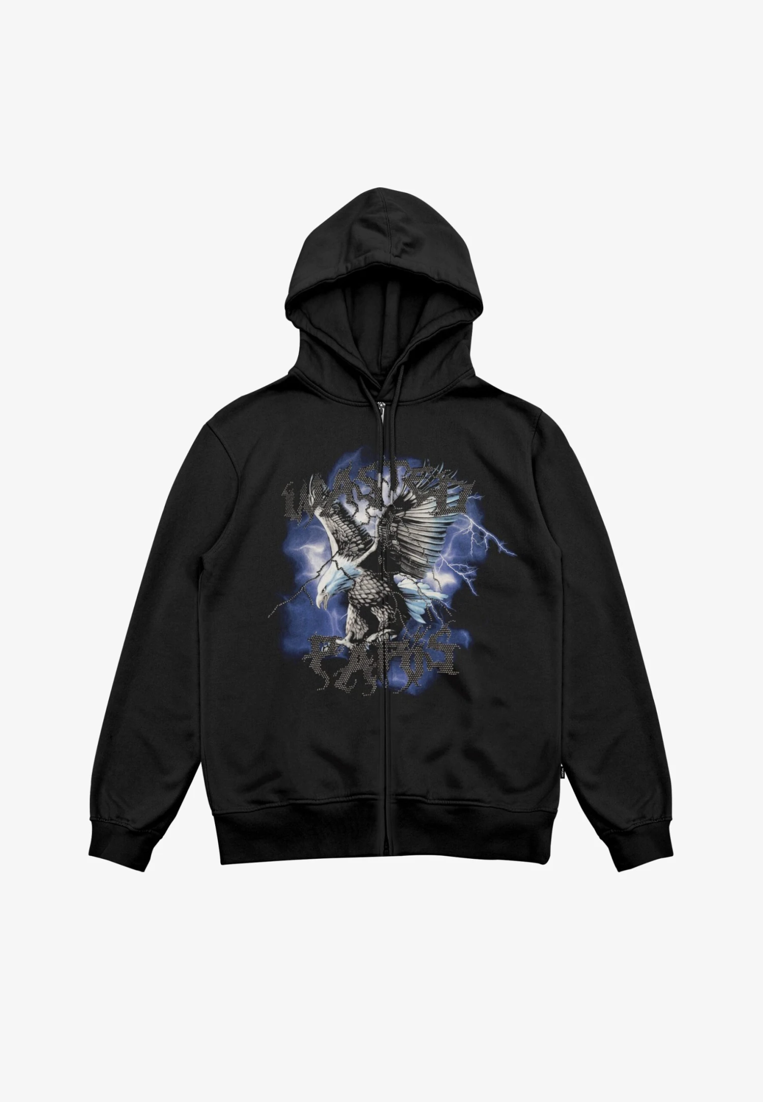 Hoodie Zip Ace UnisexFelpa Con ZipBlack Donna Felpe WAT210097-Q11 4 Hoodie Zip Ace UnisexFelpa Con ZipBlack Donna Felpe WAT210097-Q11 - immagine 4