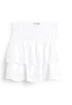 Next Embroidered Broderie Mini Skirt - Minigonna - White -Vendite Next f5ca48ab92a04864b65d72108b8f41f5 scaled
