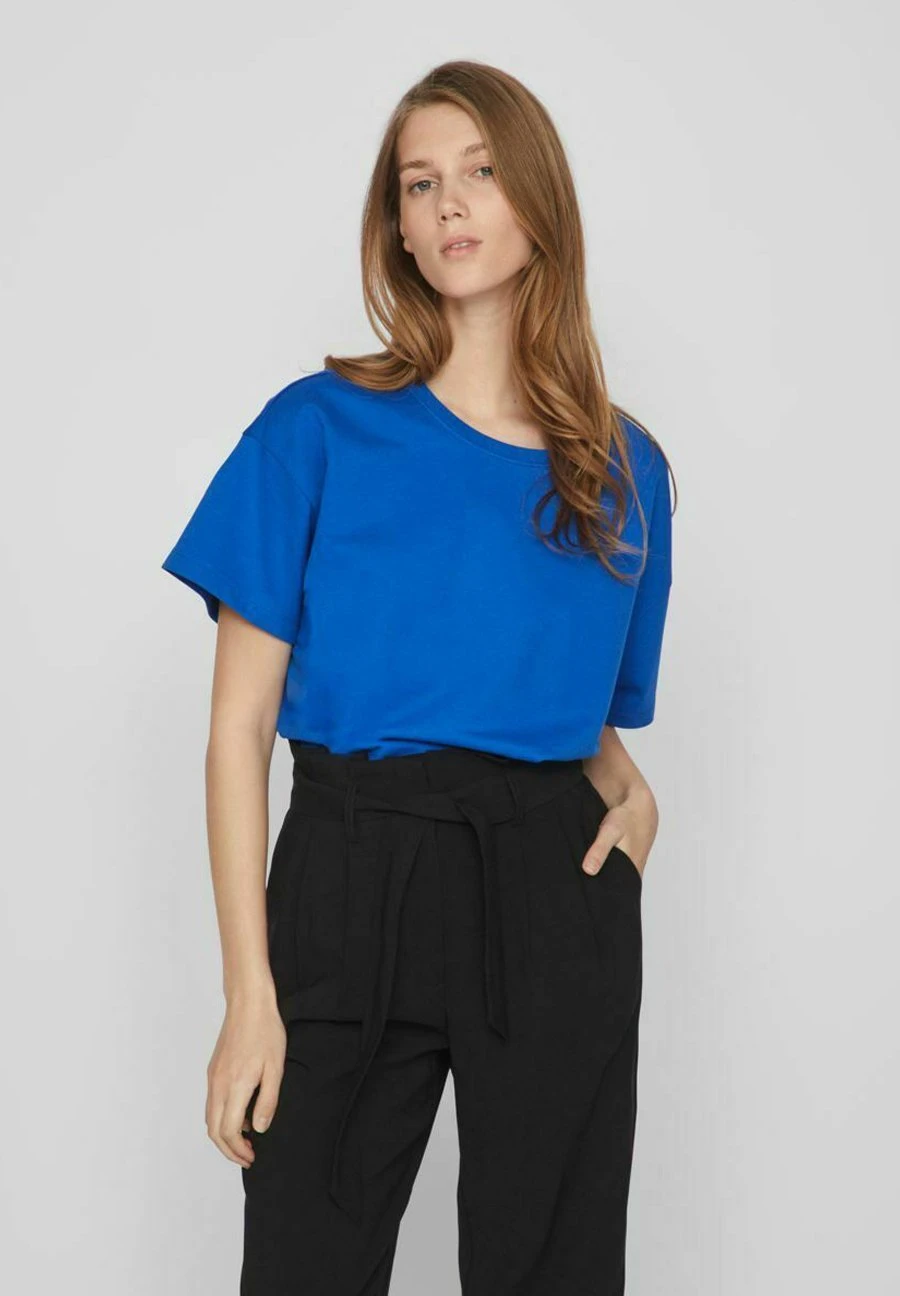Vila Mit Kurzen ÄrmelnT-Shirt BasicLapis Blue Donna T-shirt E Top V1021D1ET-K11 1 Vila Mit Kurzen ÄrmelnT-Shirt BasicLapis Blue Donna T-shirt E Top V1021D1ET-K11