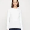 Vero Moda Tall Vmroma SlimMaglietta A Manica LungaBright White Donna T-shirt E Top VEB21D04P-A11
