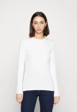 Vero Moda Tall Vmroma SlimMaglietta A Manica LungaBright White Donna T-shirt E Top VEB21D04P-A11