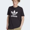Adidas Originals Trefoil UnisexT-Shirt Con StampaBlack White Donna T-shirt E Top AD12100E4-Q11