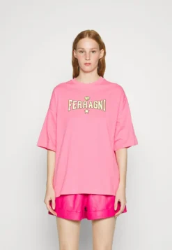 Chiara Ferragni MaglietteT-Shirt Con StampaPink Donna T-shirt E Top CHV21D02D-K11