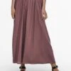 ONLY Onlvenedig Life Long Skirt - Gonna Lunga - Rose Brown