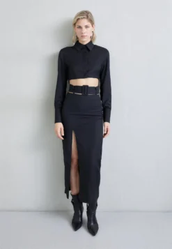 Materiel Two Part Belt DressVestito EleganteBlack Donna Vestiti MDH21C01S-Q11