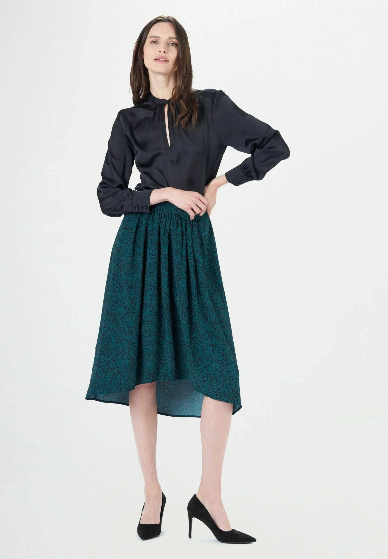 With GatherCamicettaNero Donna Camicie E Bluse C4I21E0AN-Q11 1 With GatherCamicettaNero Donna Camicie E Bluse C4I21E0AN-Q11